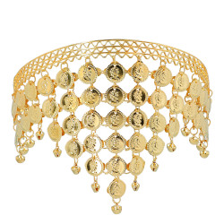 Kovová čelenka penízky